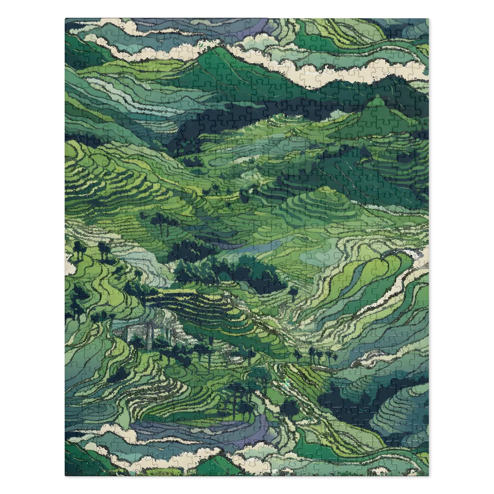 Harmony of the Lush Landscape