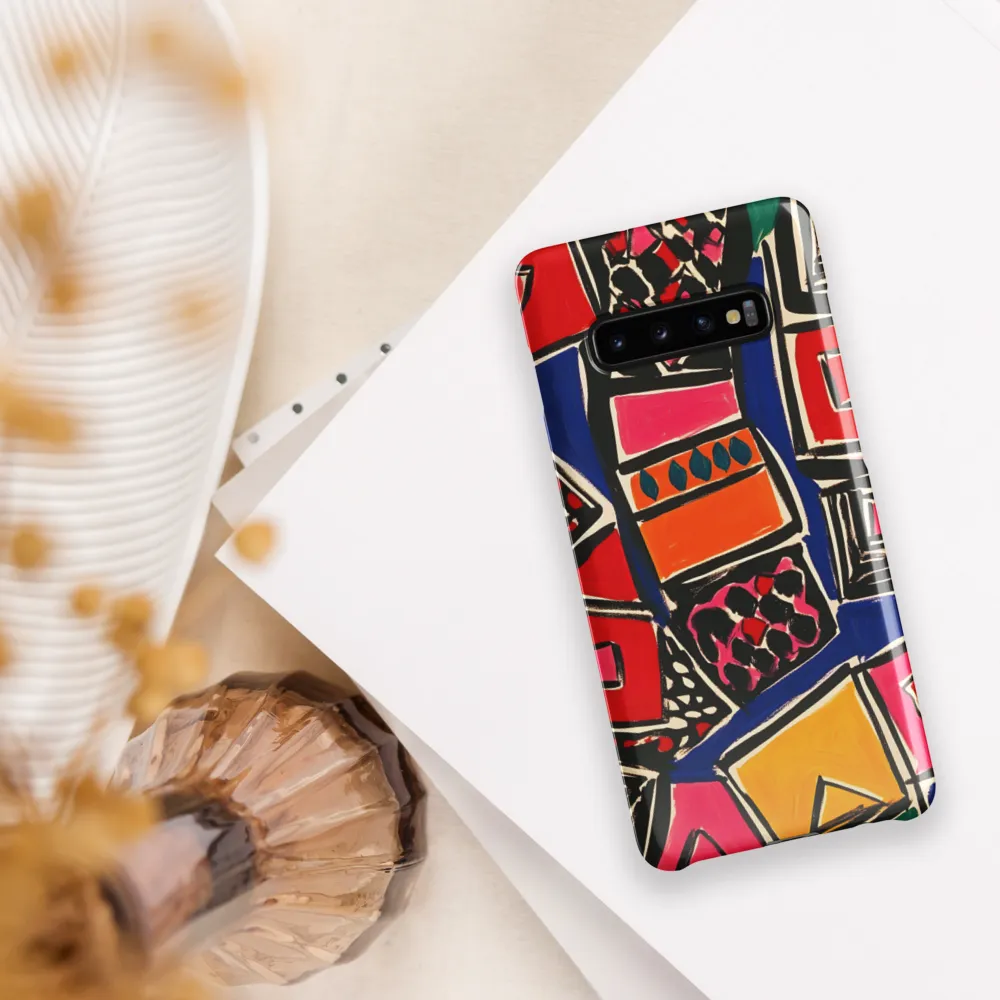 Dynamic Geometric Harmony | Phone Case |  S10 Plus | Snap Case | Glossy