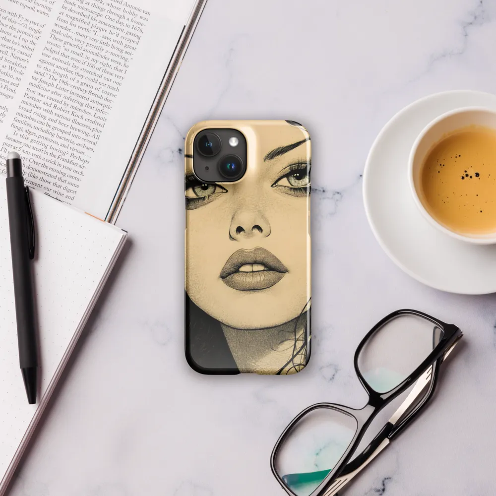 Enigmatic Gaze | Phone Case |  15 | Snap Case | Glossy