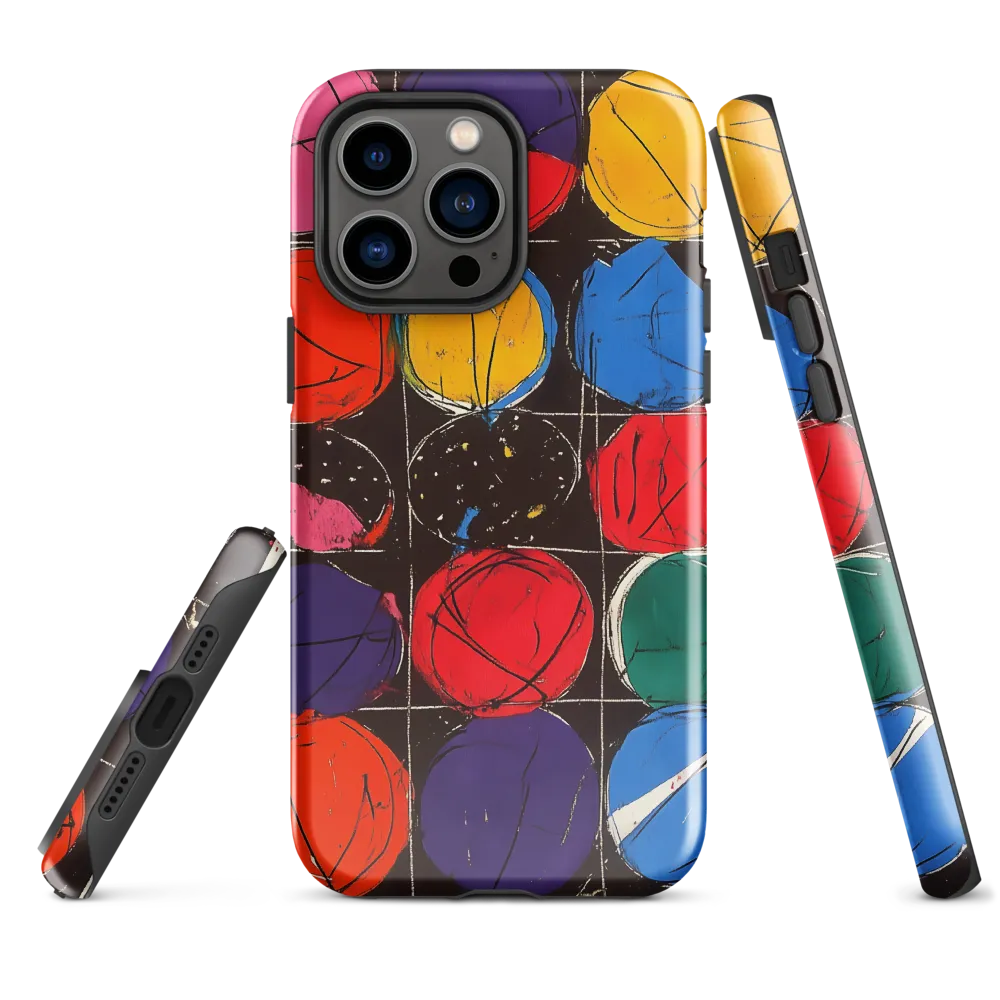 Colorful Circles in Abstract Harmony