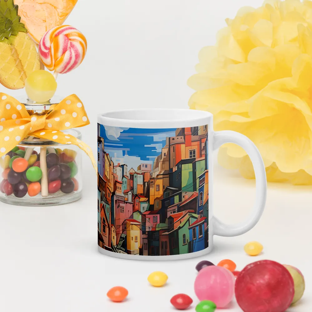 Whimsical Heights: A Vibrant Cityscape | Mugs | Multiple Sizes & Colors