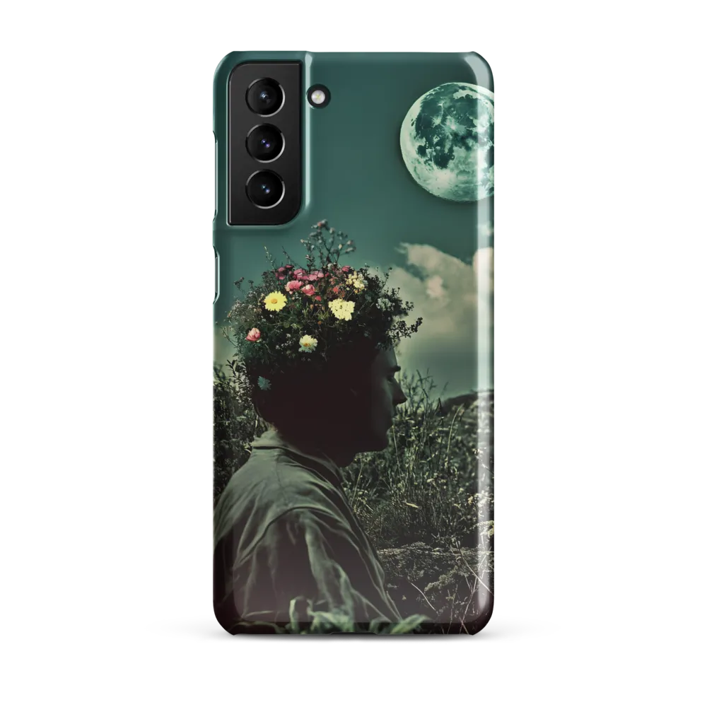 Moonlit Blossom | Phone Case |  S21 Plus | Snap Case | Glossy