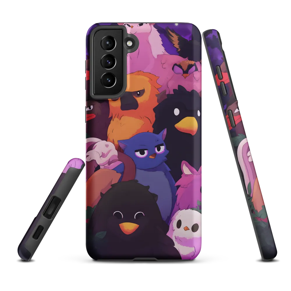 Whimsical Avian Gathering