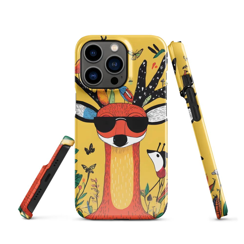 Playful Deer with Sunglasses