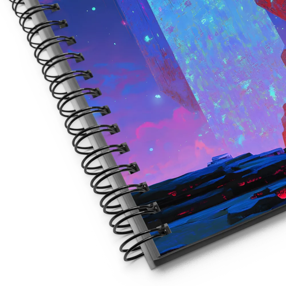 Monoliths of Mystique | Spiral Notebook