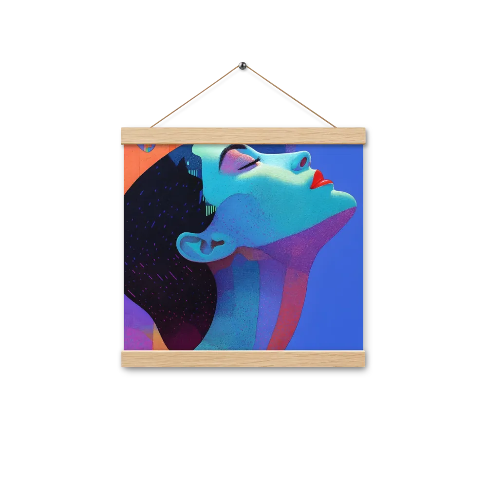 Ethereal Reverie | Poster With Oak Wood Hanger | 12″×12″