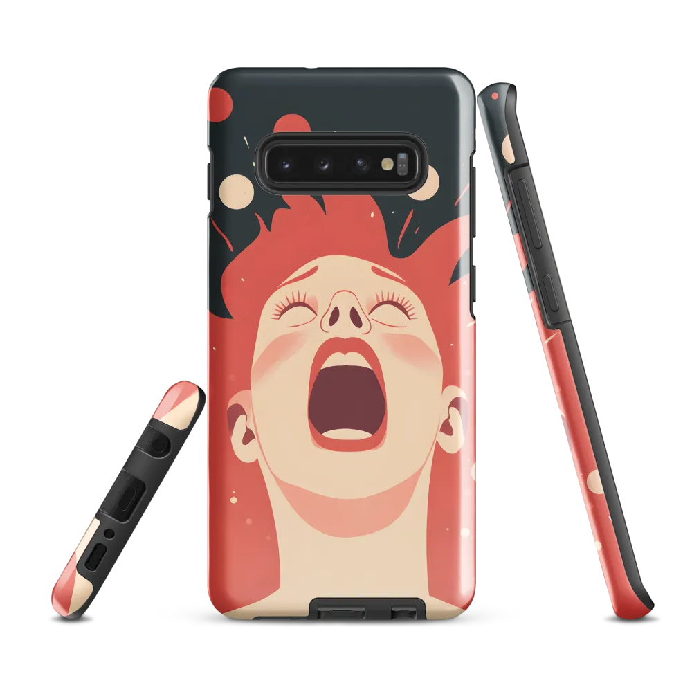 The Echo of Anguish | Phone Case |  S10 Plus | Tough Case | Glossy