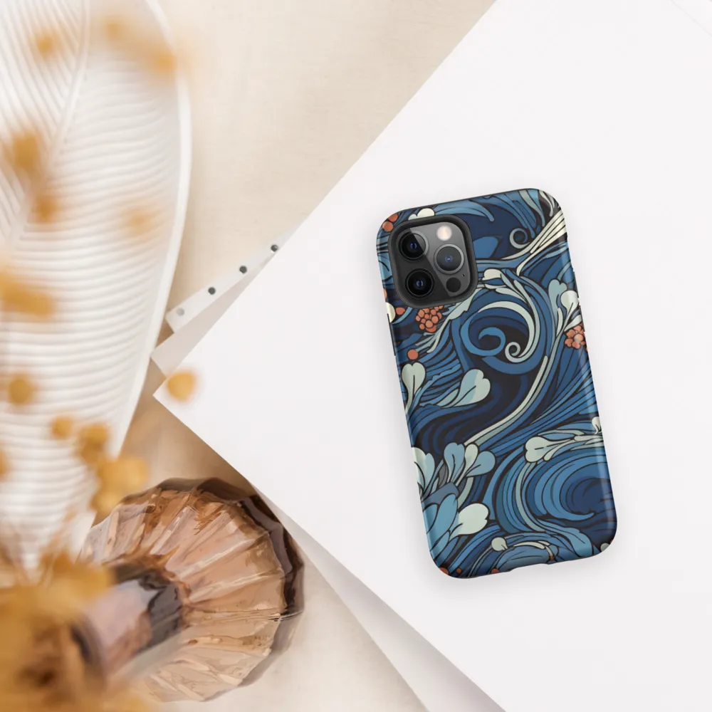 Nature's Elegance: An Oceanic Tapestry | Phone Case |  12 Pro | Tough Case | Matte