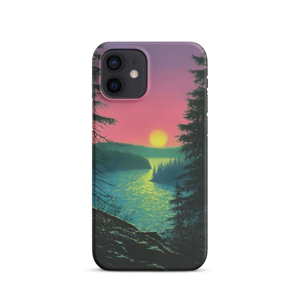 Serene Sunset by the Tranquil River