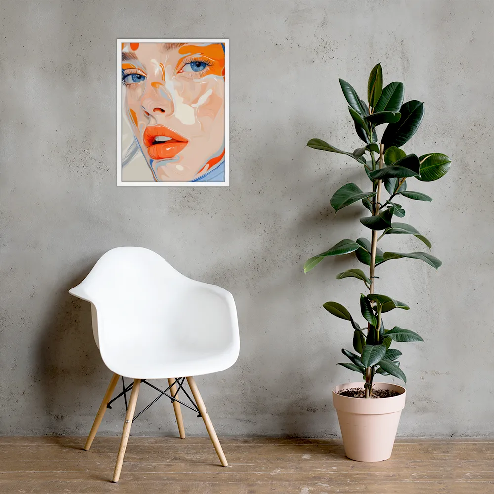 Ethereal Expressions | Poster with White Frame | 18″×24″