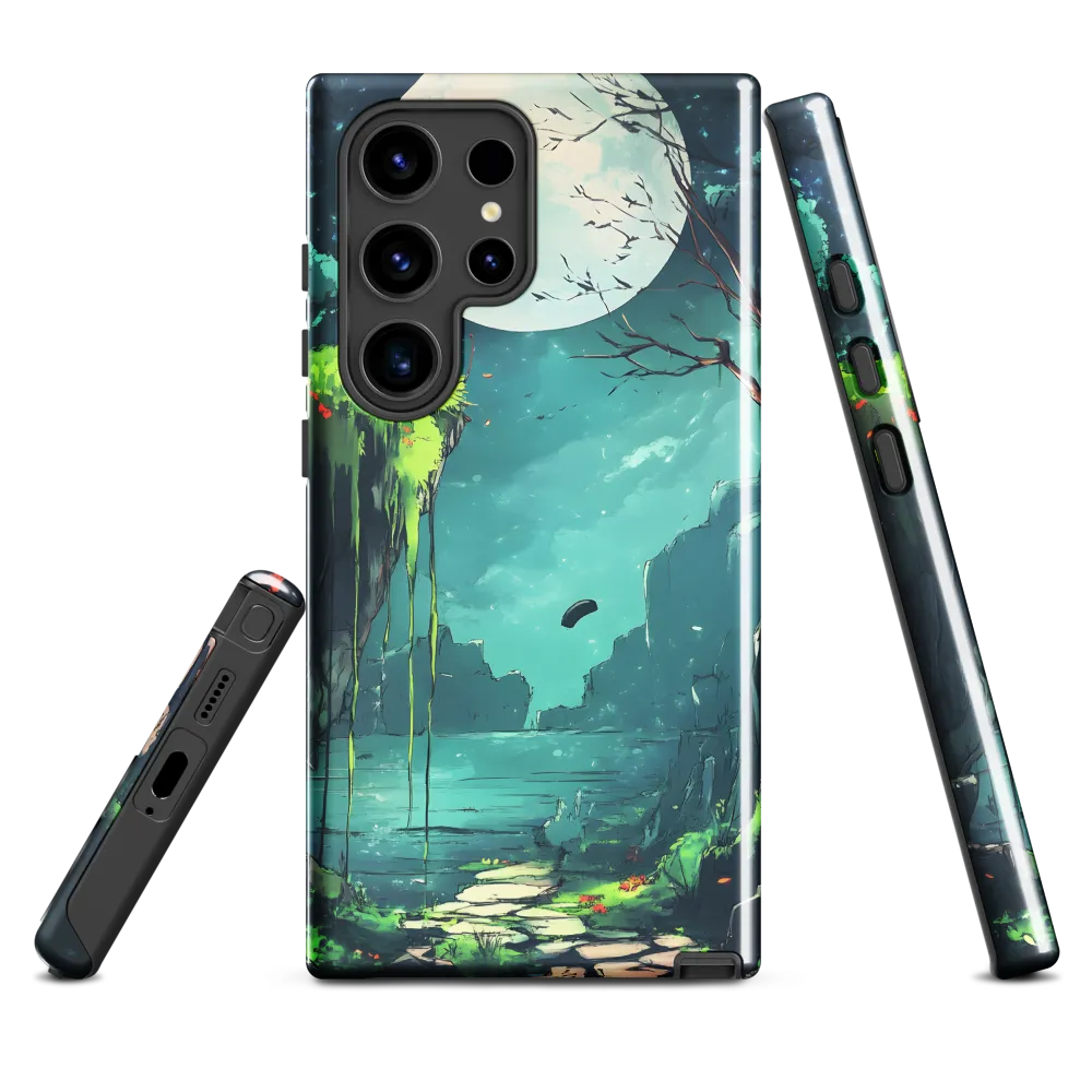 Moonlit Serenity: A Fantastical Landscape