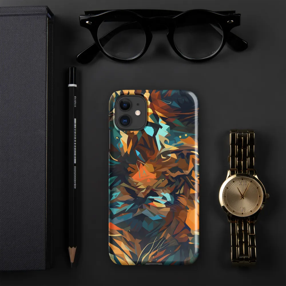 Wild Symphony: Abstract Tigers | Phone Case |  11 | Snap Case | Glossy