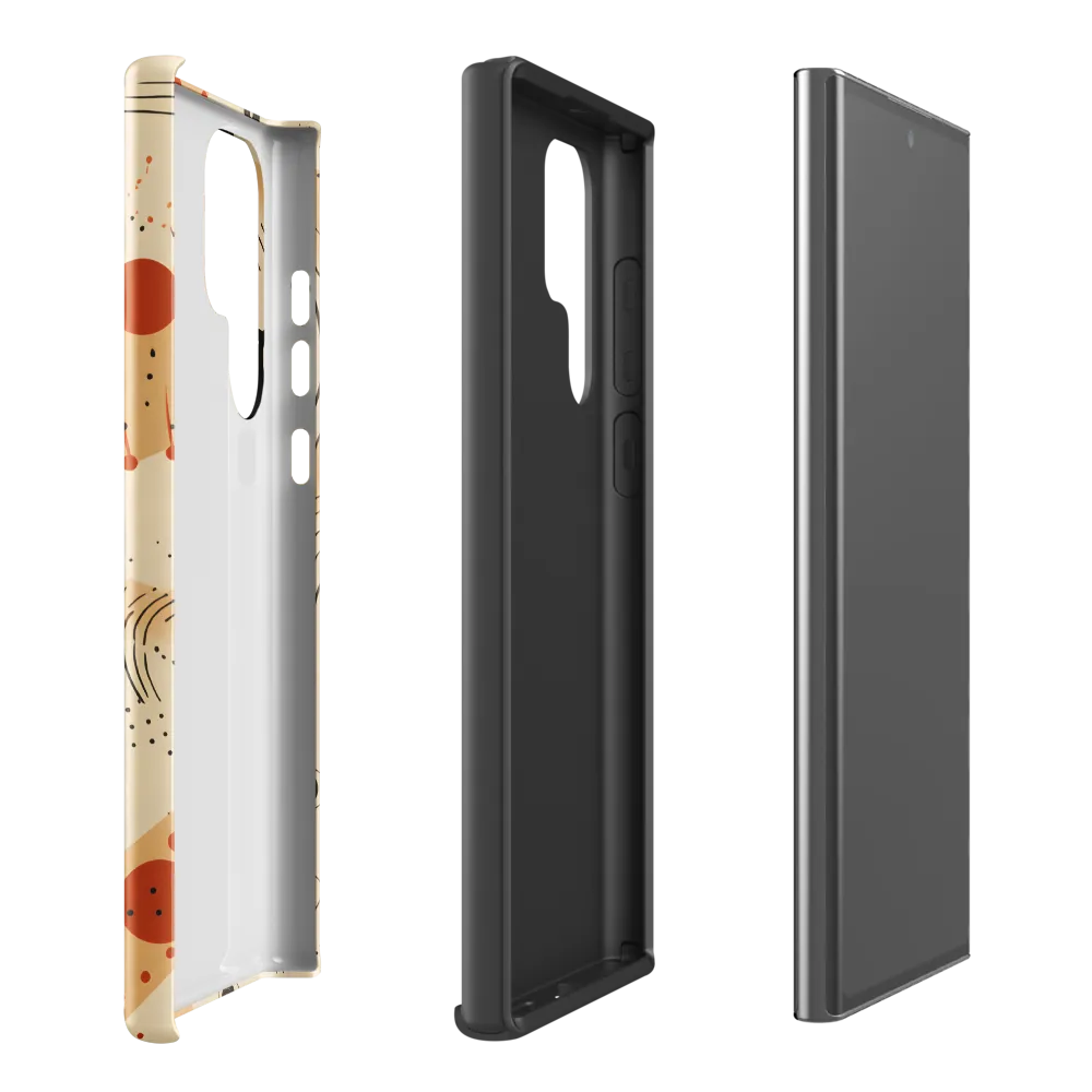 Playful Patterns in Earth Tones | Phone Case |  S22 Ultra | Tough Case | Glossy