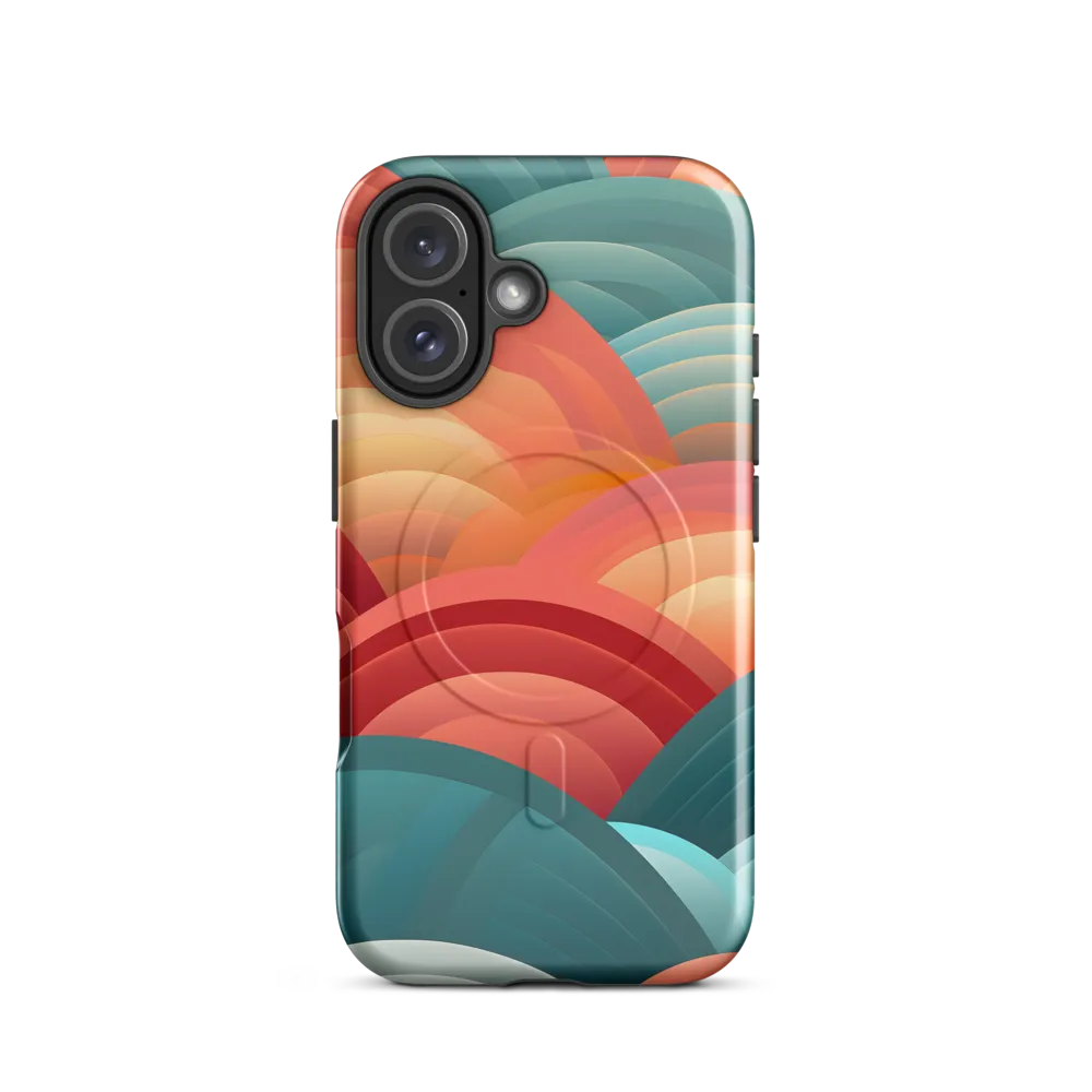 Rhythms of the Waves | Phone Case |  16 | MagSafe® Tough Case | Glossy