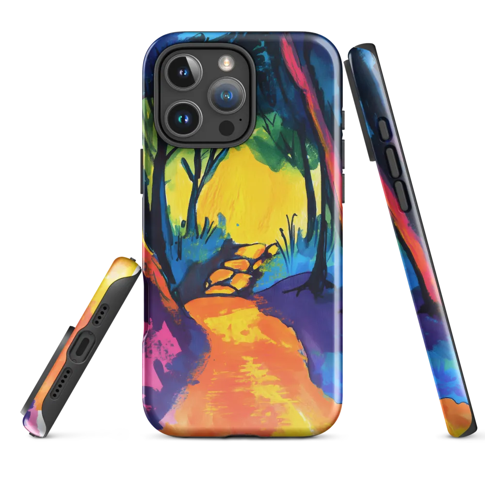 Path Through a Vibrant Forest