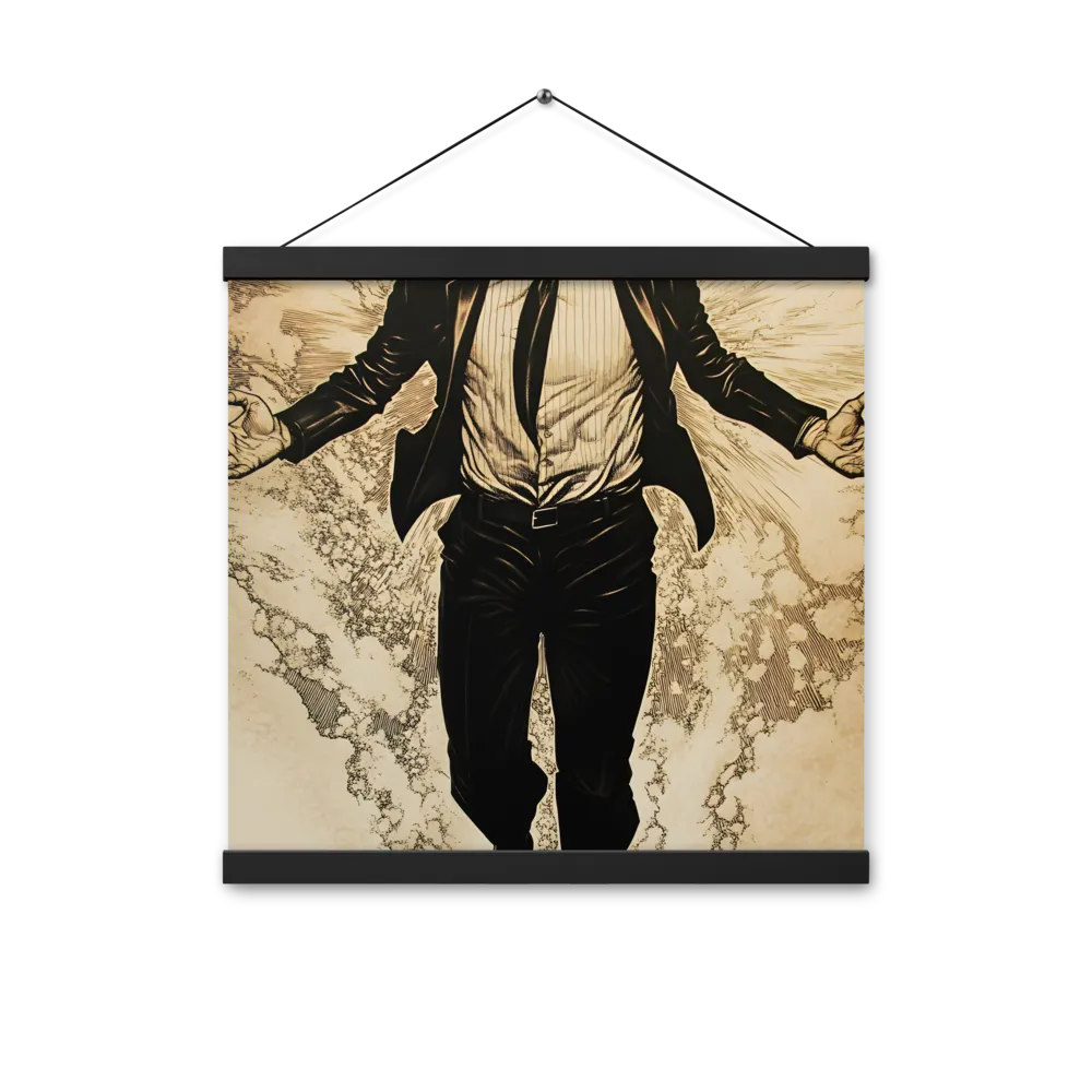 Ascendancy of the Spirit | Poster With Black Wood Hanger | 16″×16″