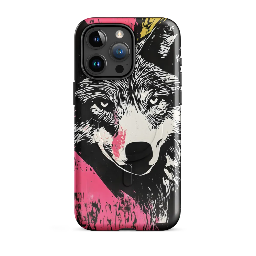 Intense Gaze of the Wolf