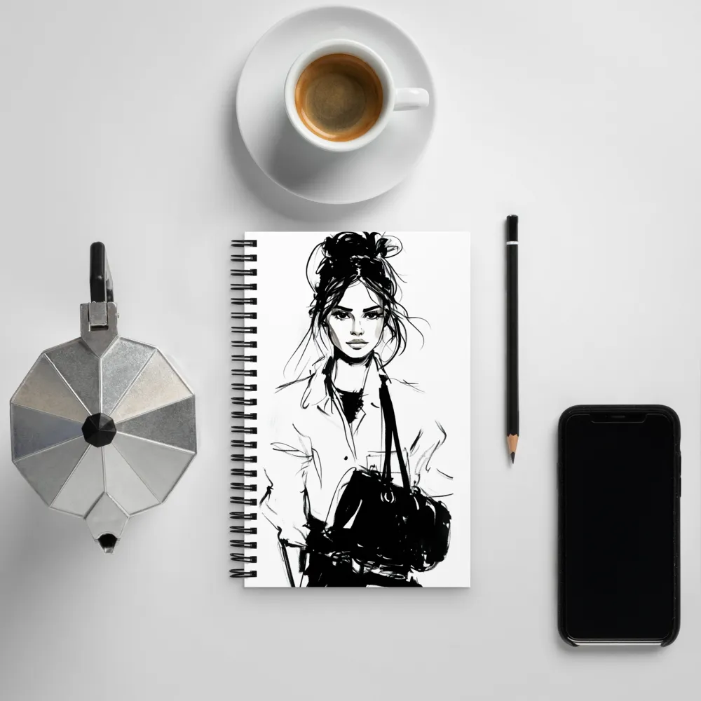 Elegance in Simplicity | Spiral Notebook