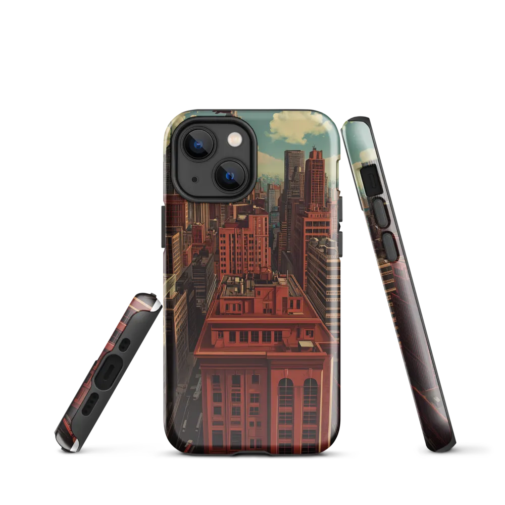 Urban Reverie: A Journey Through the City | Phone Case |  13 mini | Tough Case | Glossy