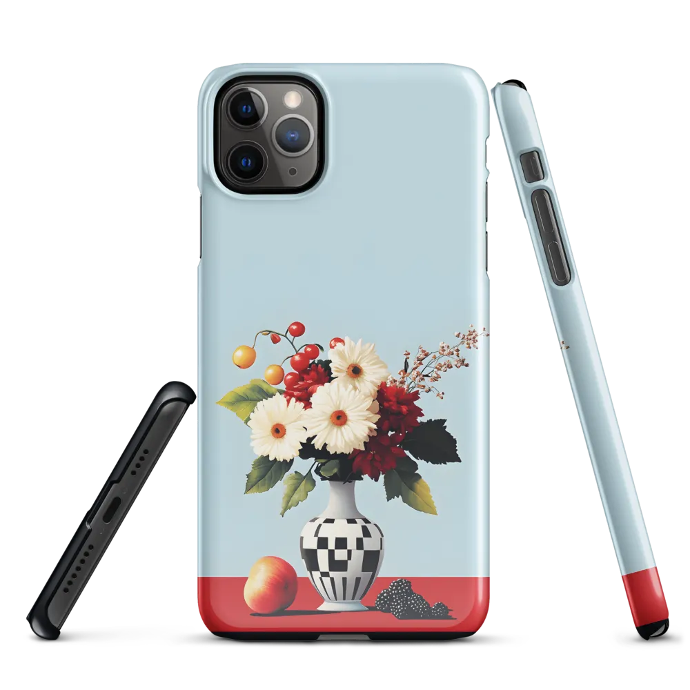 Floral Symphony: A Modern Still Life | Phone Case |  11 Pro Max | Snap Case | Glossy