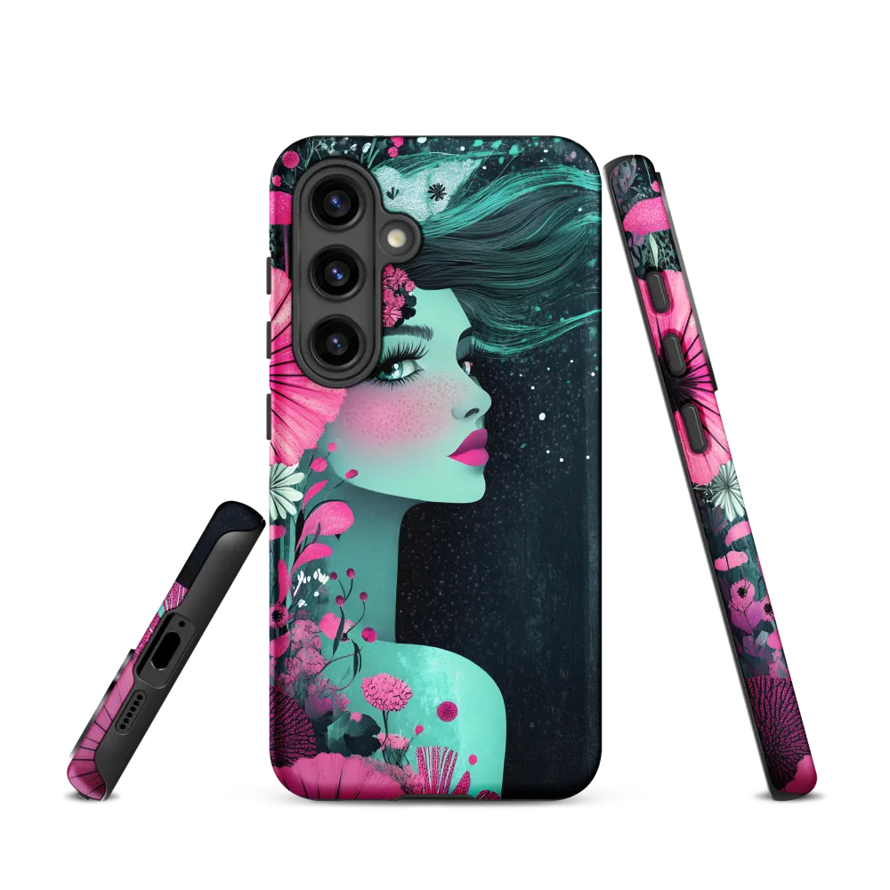 Floral Harmony: Portrait of Serenity
