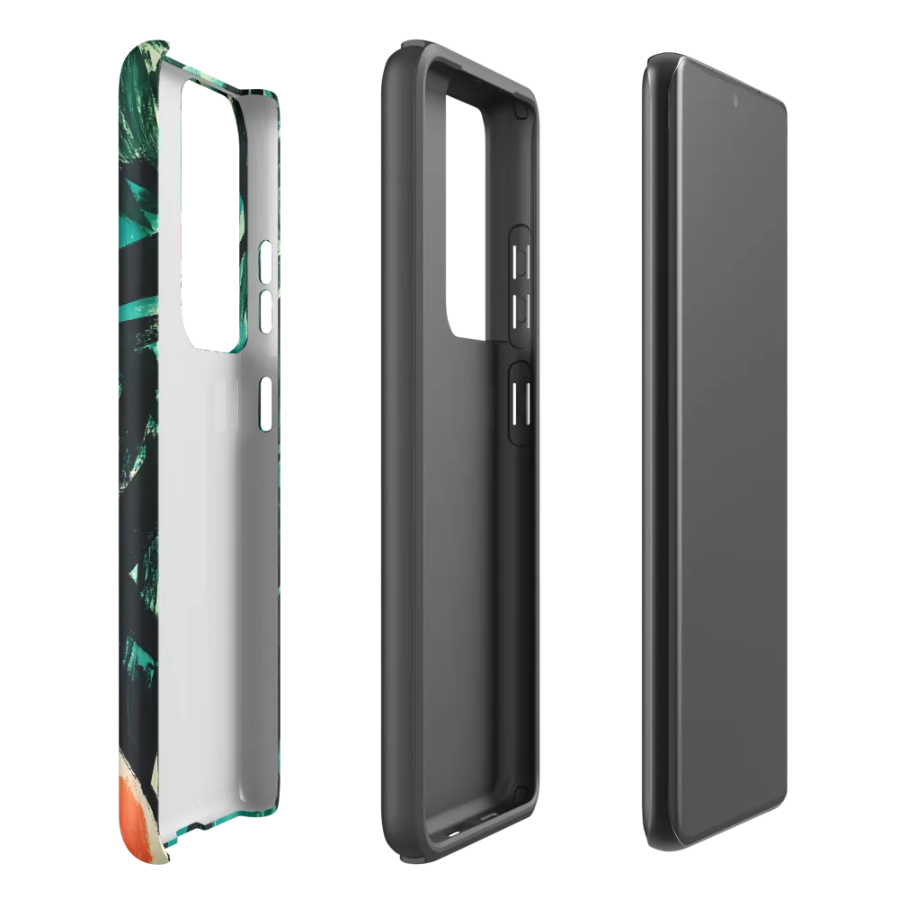 Curious Giraffe in Lush Greenery | Phone Case |  S21 Ultra | Tough Case | Matte