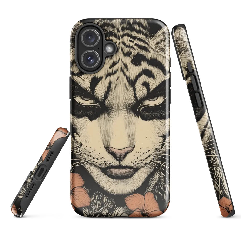 Feline Majesty: The Human-Leopard Connection | Phone Case |  16 Plus | Tough Case | Glossy