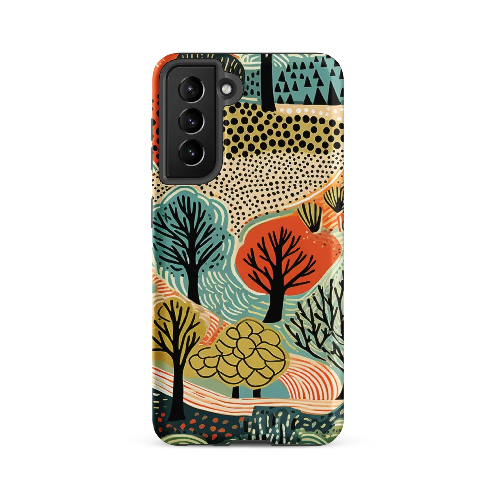 Whimsical Forest Patterns | Phone Case |  S21 FE | Tough Case | Matte