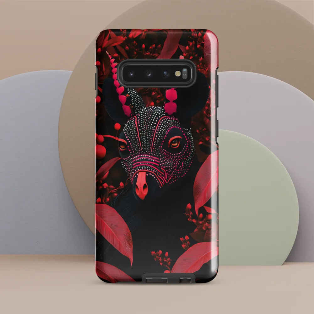 Mystique in Red | Phone Case |  S10 Plus | Tough Case | Glossy