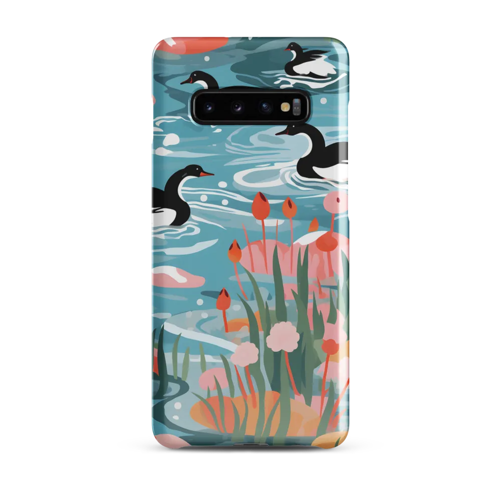 Serenity in Aquatic Harmony | Phone Case |  S10 Plus | Snap Case | Glossy