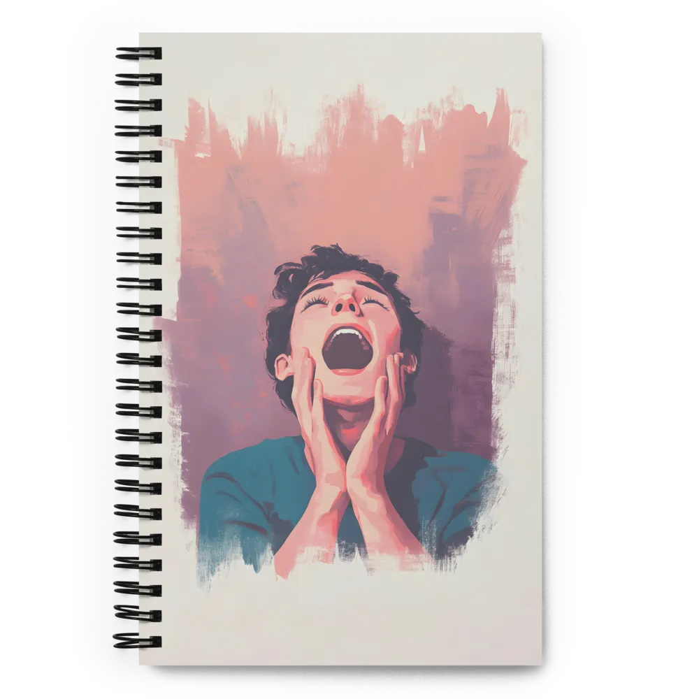 The Silent Scream | Spiral Notebook