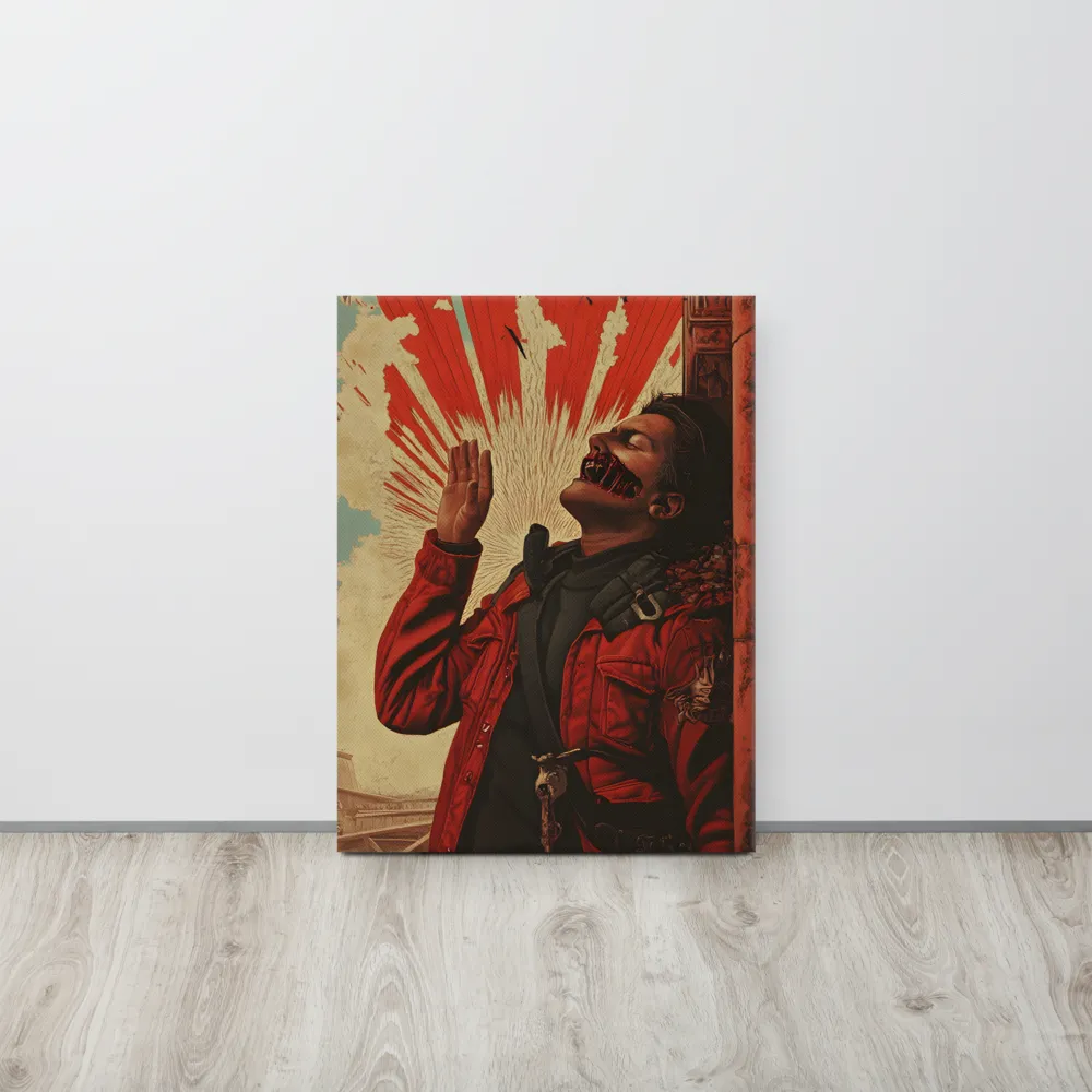 Defiant Echoes of Ruin | Canvas | 18″×24″