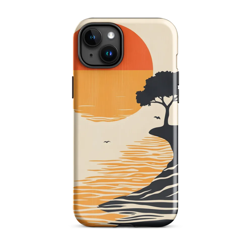 Serene Sunset | Phone Case |  15 Plus | Tough Case | Glossy