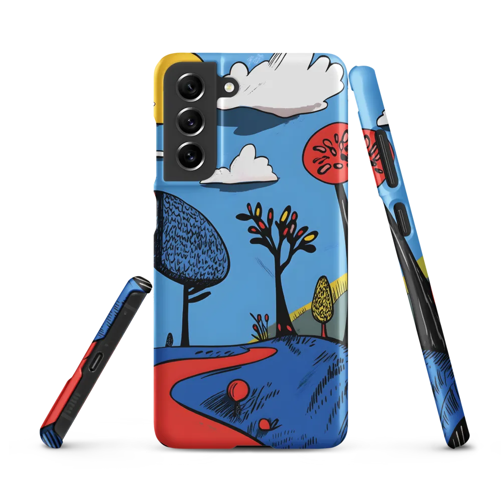 A Playful Journey Through Whimsical Woods | Phone Case |  S21 FE | Snap Case | Matte