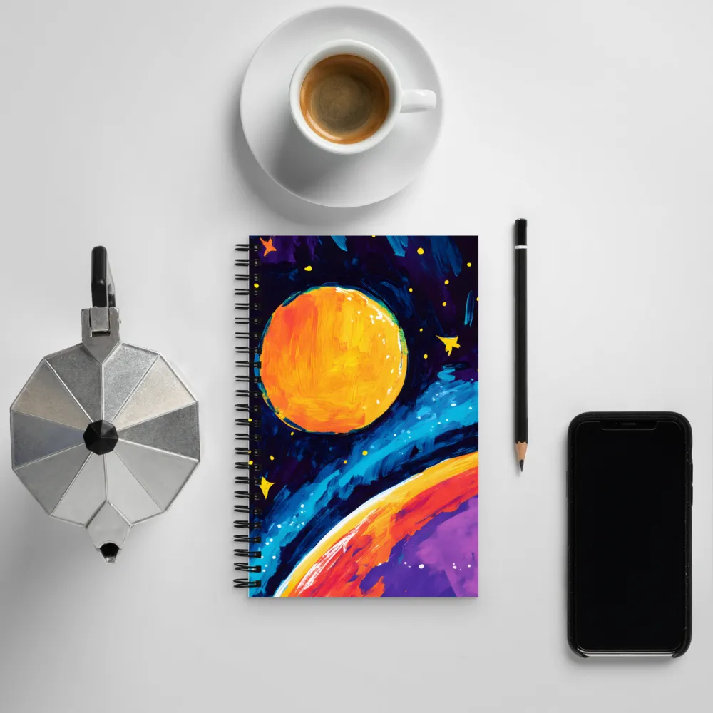 Galactic Harmony | Spiral Notebook