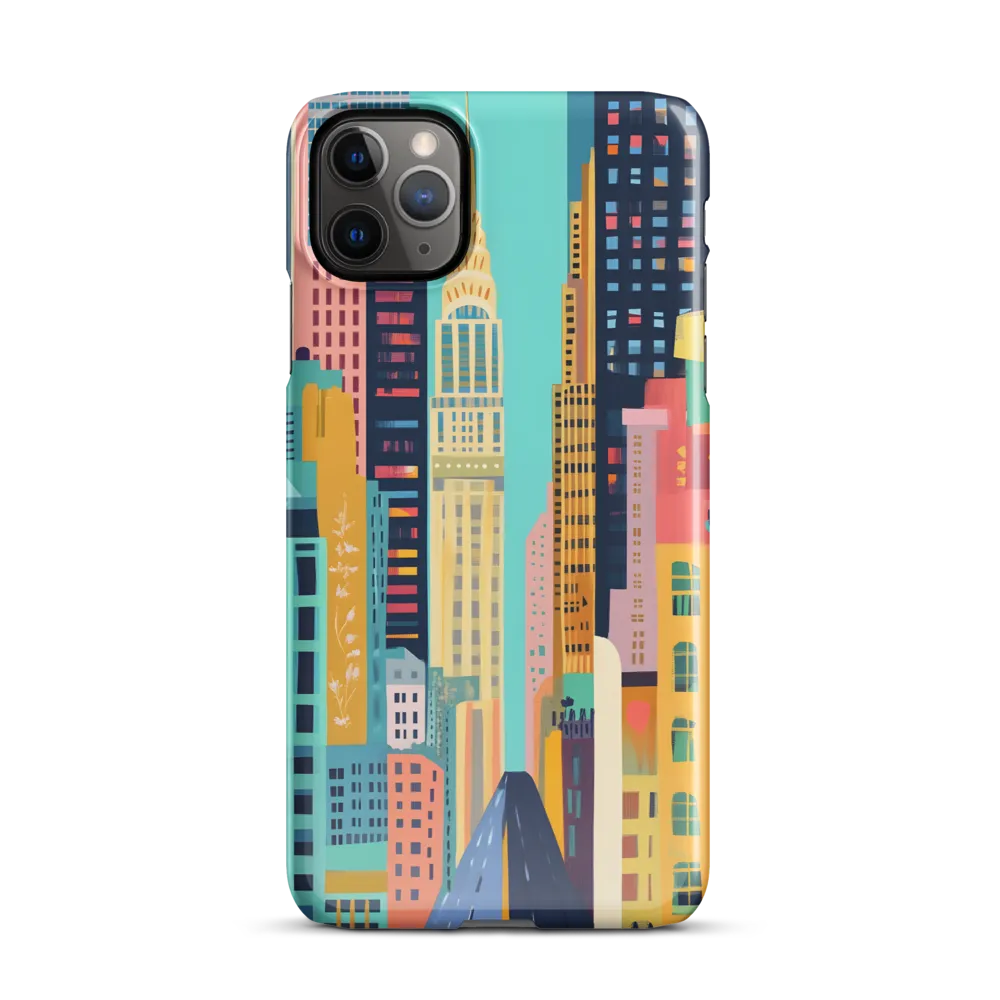 Vibrant Cityscape: A Modern Urban Journey | Phone Case |  11 Pro Max | Snap Case | Glossy