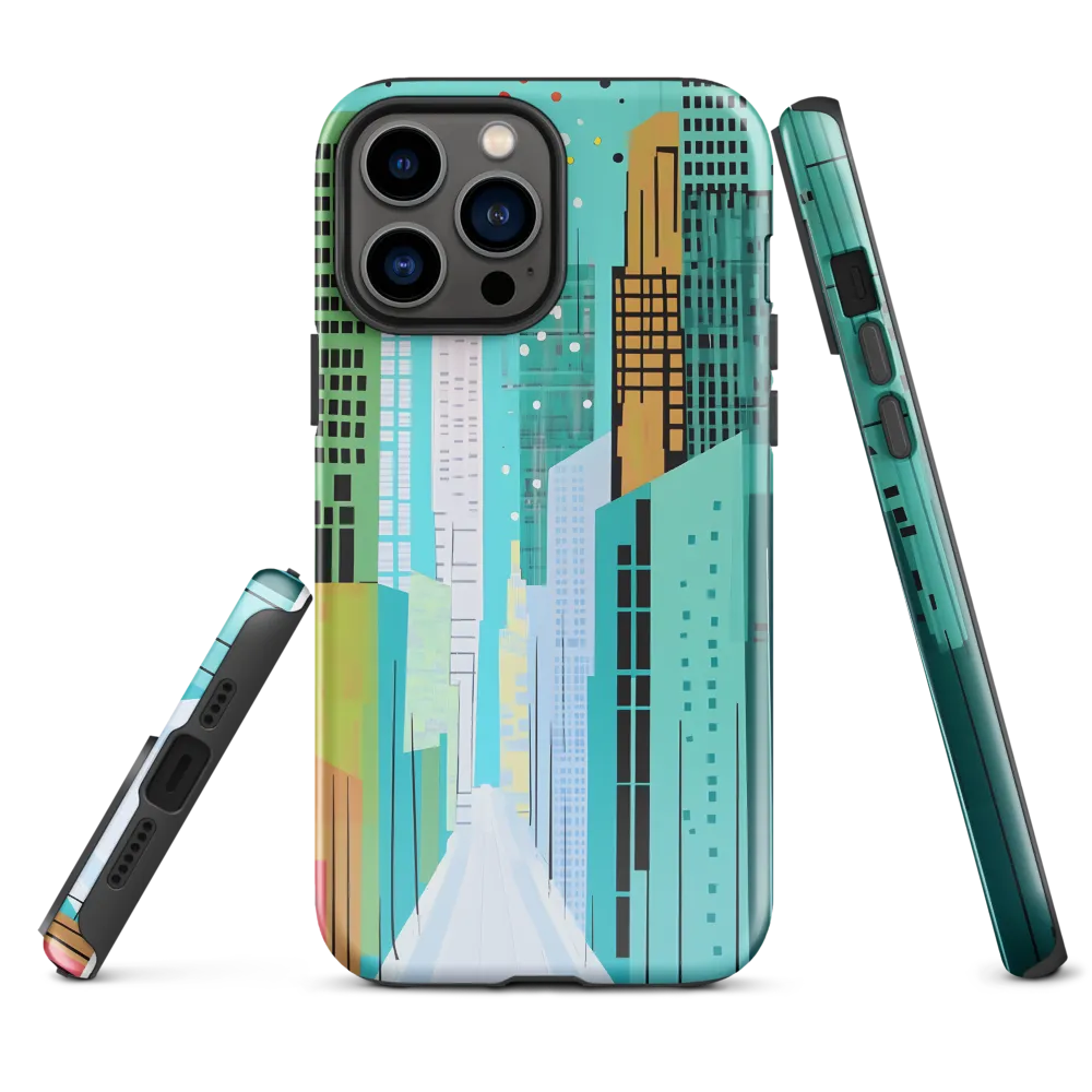 Urban Symphony in Turquoise