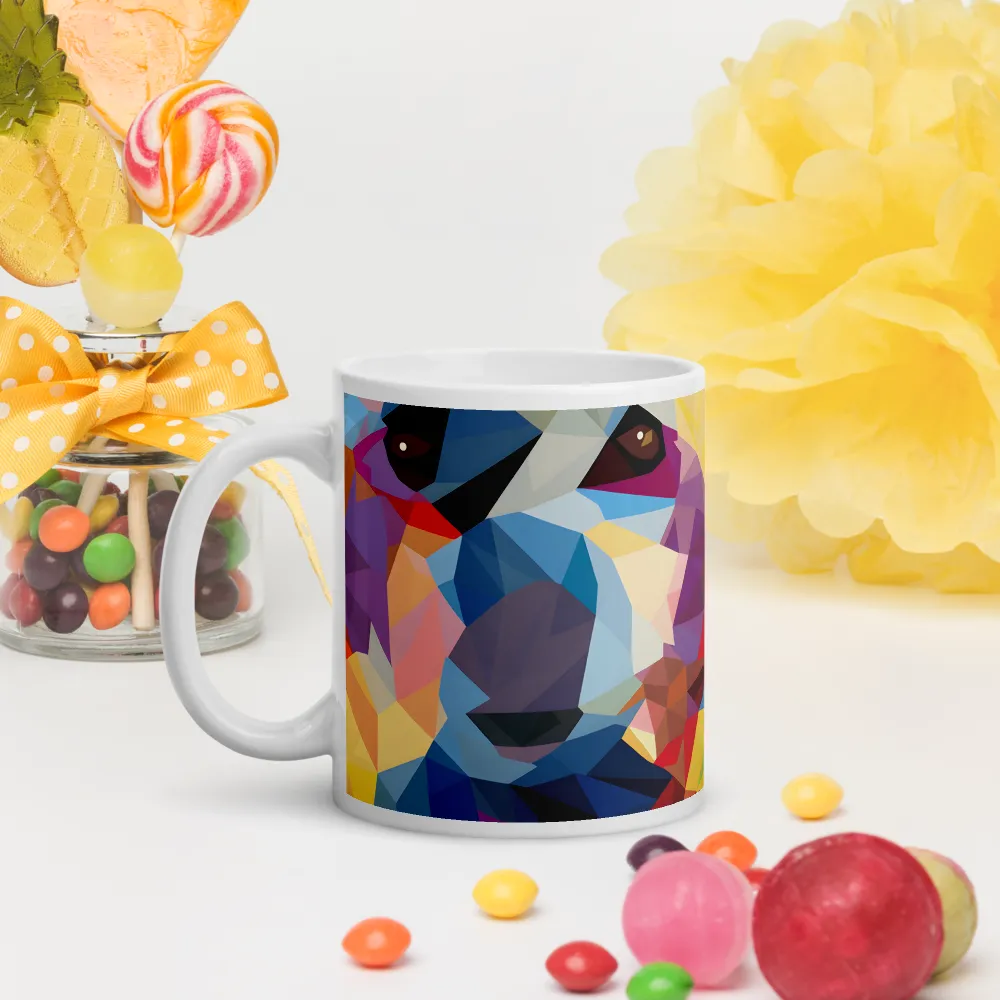 Playful Geometry: The Bear's Face | Mugs | Multiple Sizes & Colors