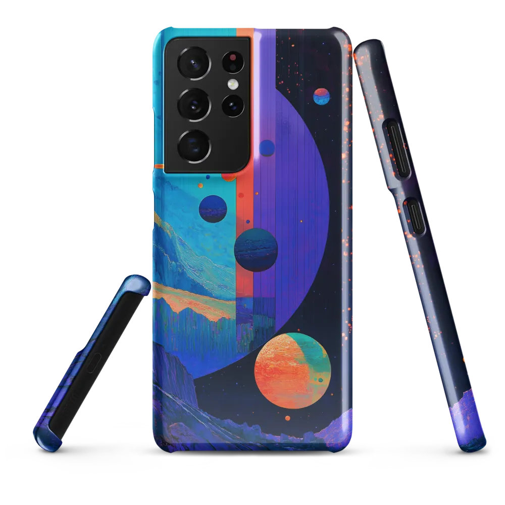 Celestial Harmony: A Surreal Exploration of Space | Phone Case |  S21 Ultra | Snap Case | Glossy