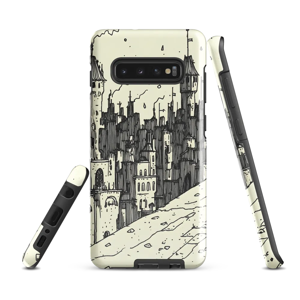 Mysteries of the Towering City | Phone Case |  S10 Plus | Tough Case | Glossy