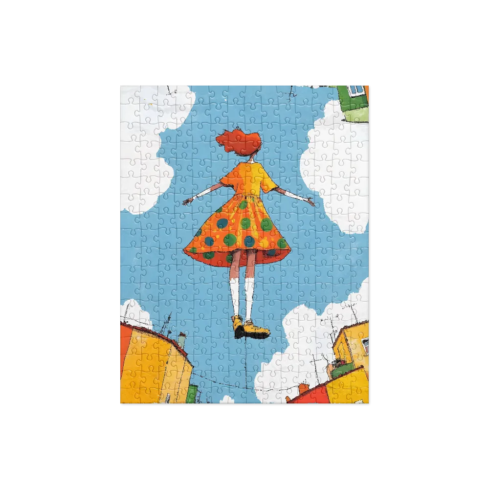 Floating Dreams in a Colorful Sky | Jigsaw Puzzle | 252 pieces