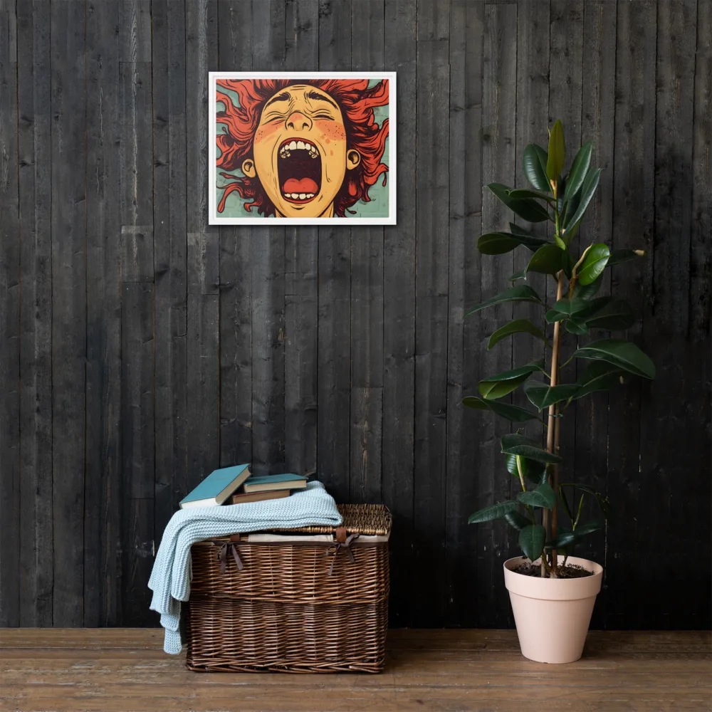 Fury Unleashed | Canvas with White Frame | 16″×20″