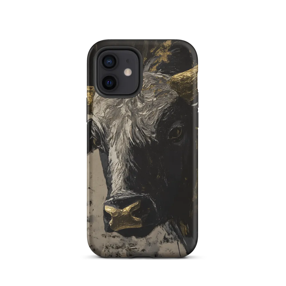 Majestic Bull: The Power in Black and Gold