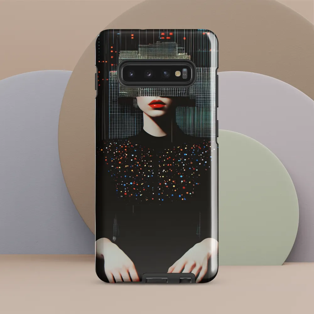 Enigmatic Digital Abstraction | Phone Case |  S10 Plus | Tough Case | Glossy