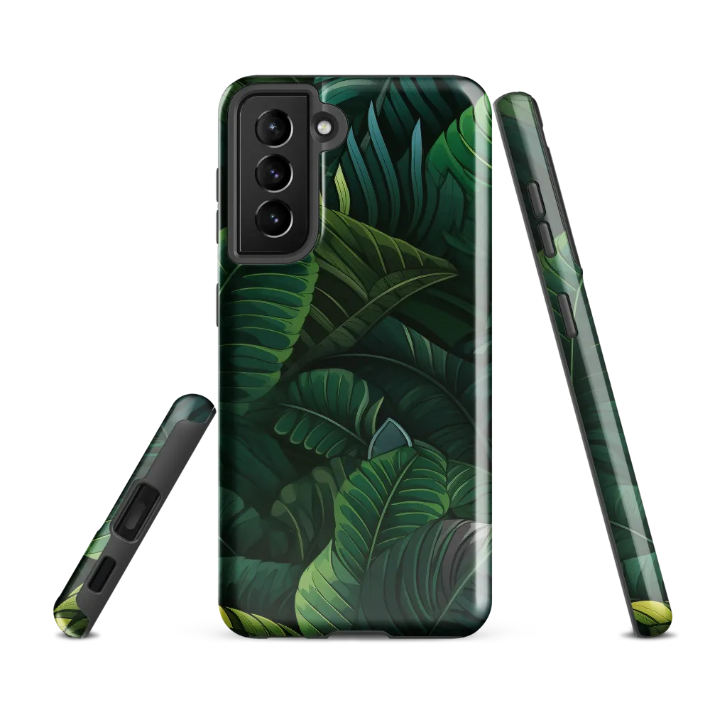 Lush Canopy: A Tropical Foliage Study