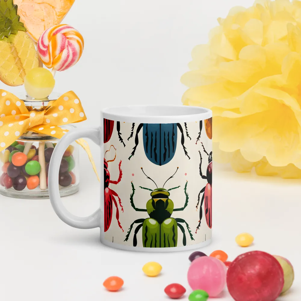 Beetle Mosaic: A Colorful Exploration of Insects | Mugs | Multiple Sizes & Colors