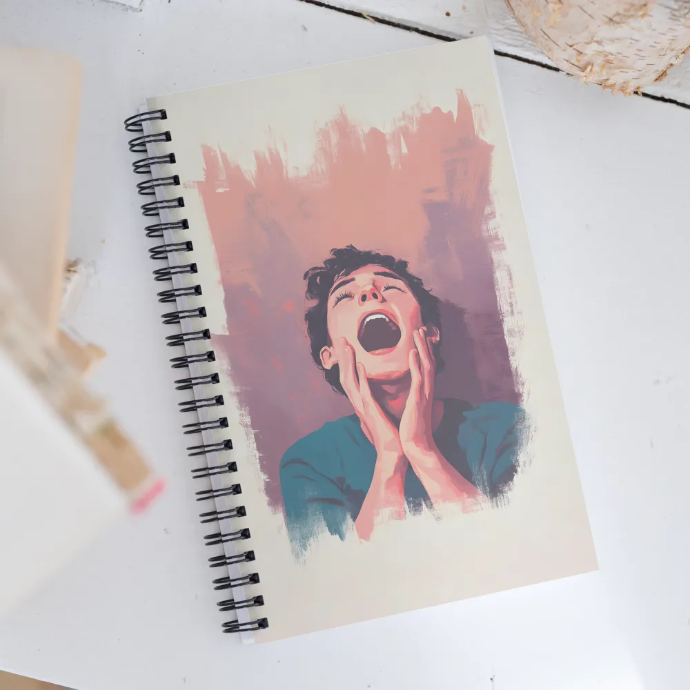 The Silent Scream | Spiral Notebook