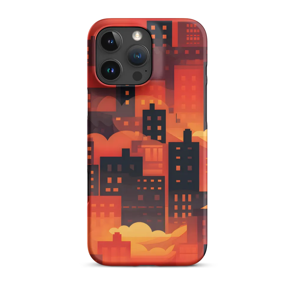 Radiance of the Urban Horizon | Phone Case |  16 Pro Max | Snap Case | Matte