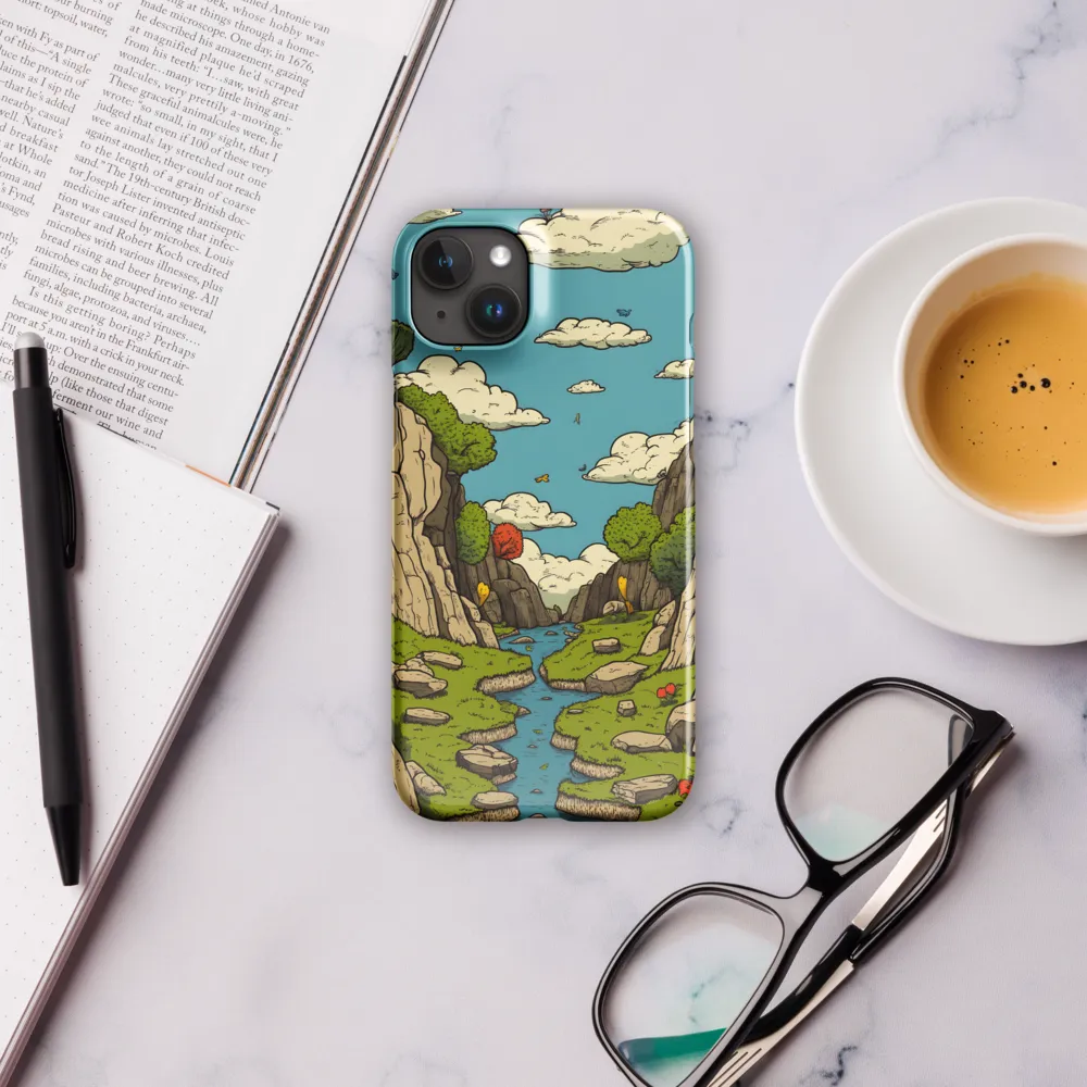 Whimsical Serenity: A Canyon Landscape