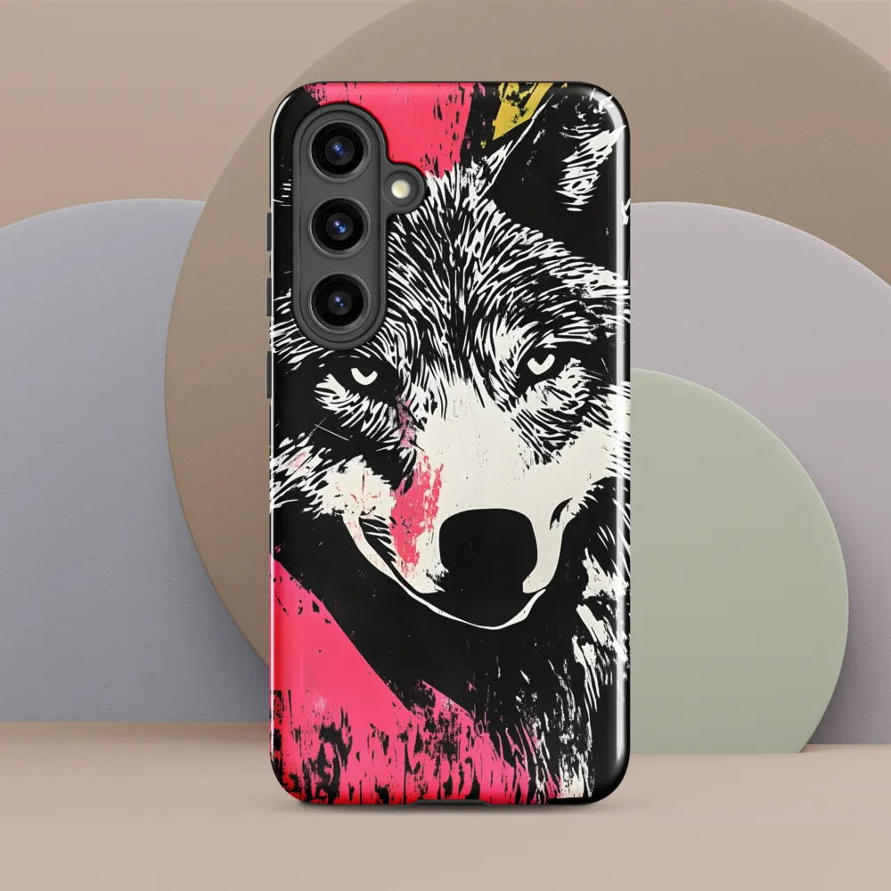 Intense Gaze of the Wolf
